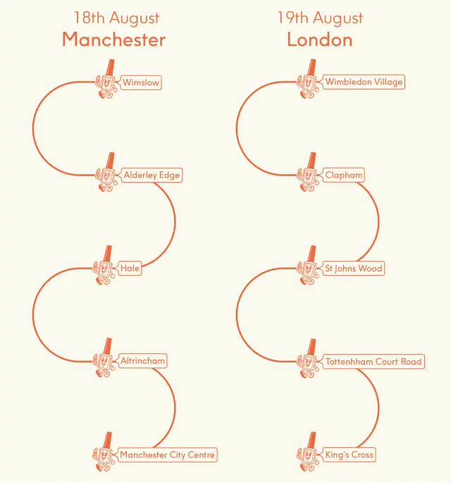 Treatwell x Bio Sculpture Map — Treatwell
