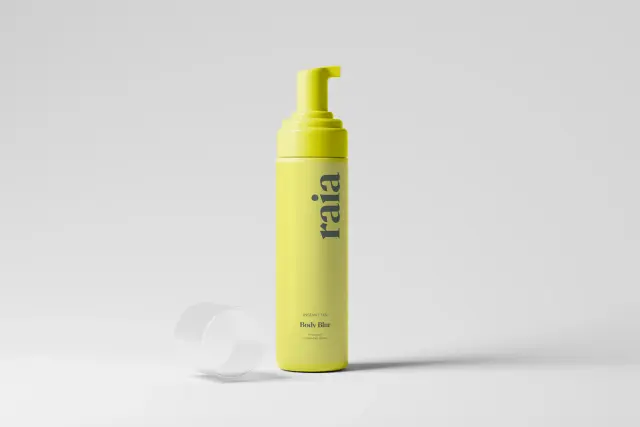 Foamer Yellow Dark Big Logo — Olv Raia
