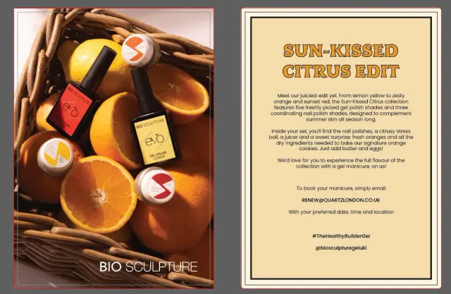 Sun kissed citrus handout cards — Sun Kissed Edit